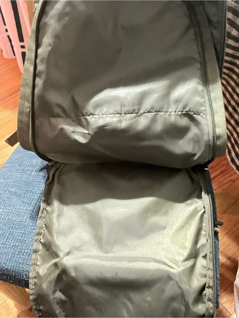 Tactical Olive Green Men's Backpack - Durable MOLLE Daypack